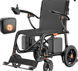 28lbs Ultralight 28 Miles Long Range 100% Carbon Fiber Travel Electric Wheelchairs